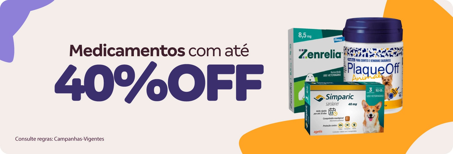 Medicamentos com até 40%OFF