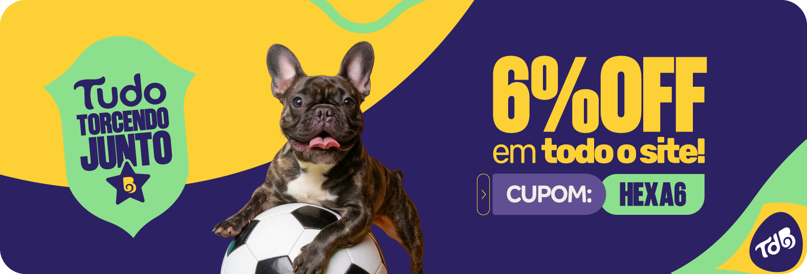 6% OFF em todo o site com HEXA6