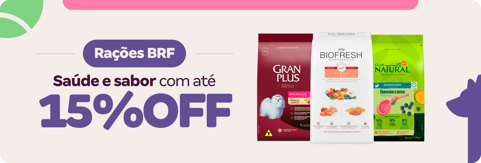 Rações BRF com até 15%OFF