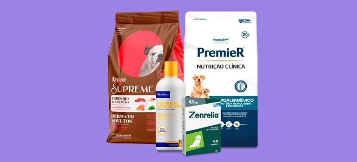 Para cães alérgicos