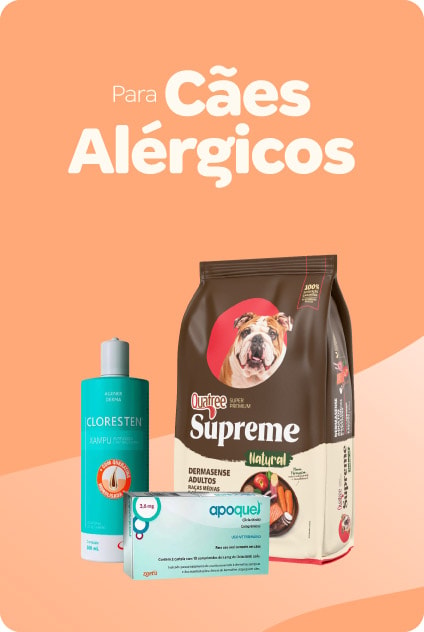 Para cães alérgicos