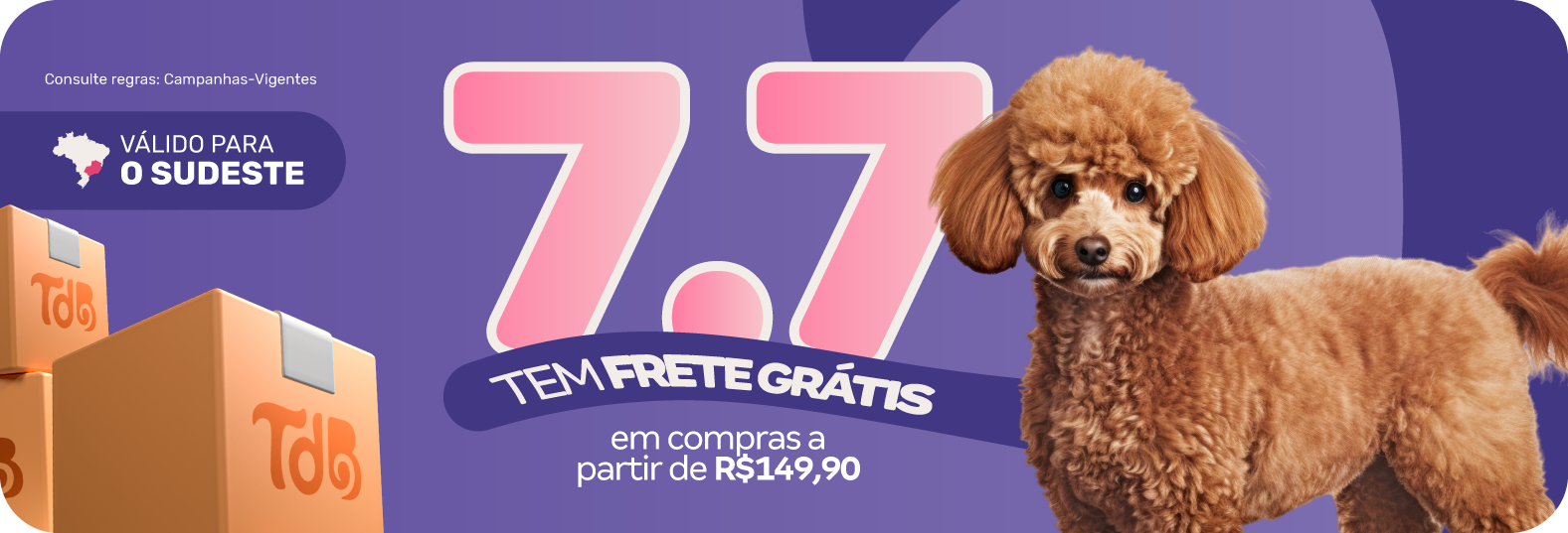 Frete Grátis 7.7