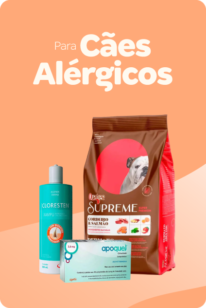Para cães alérgicos