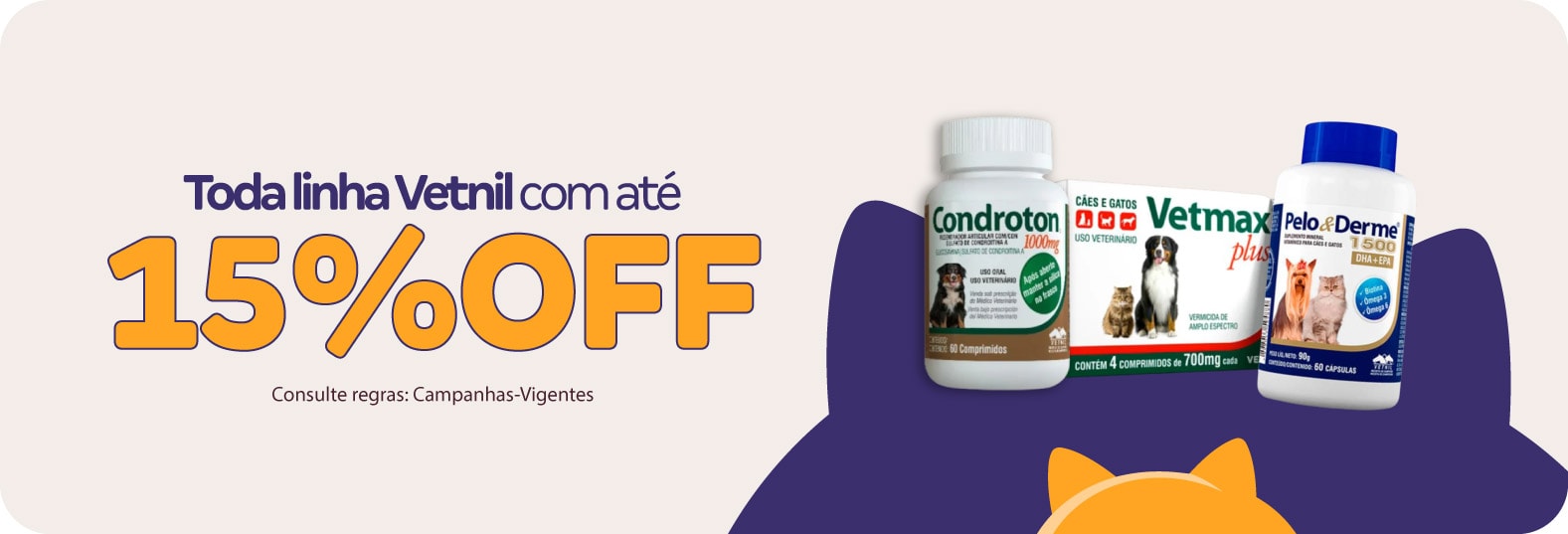 Vetnil com 15%OFF + brinde
