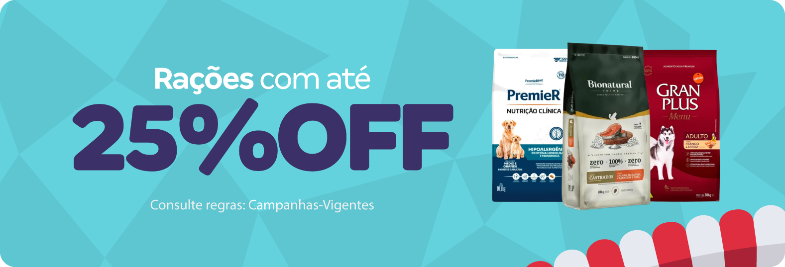 Rações com até 25%OFF