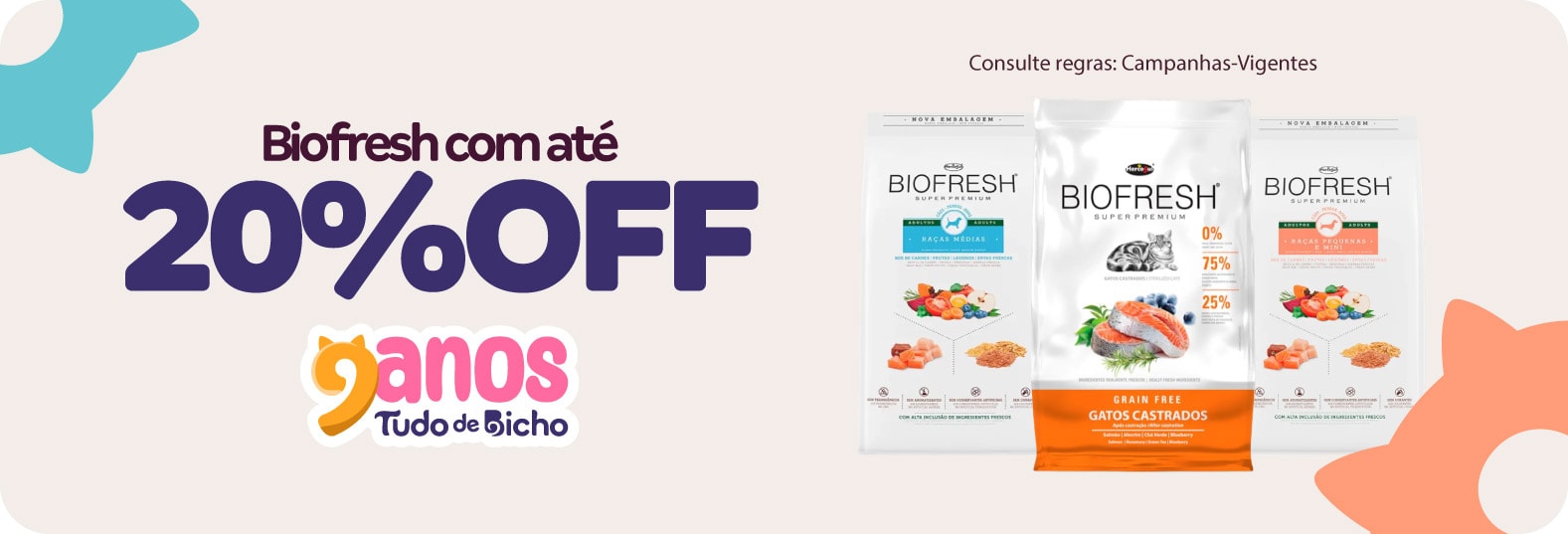 Biofresh com até 20%OFF