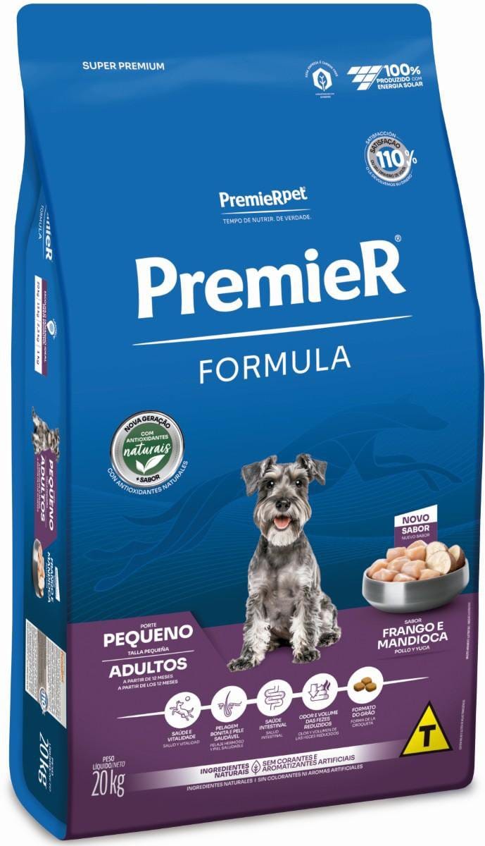 Ração Premier Fórmula Cães Adultos Raças Pequenas Frango e Mandioca 20kg