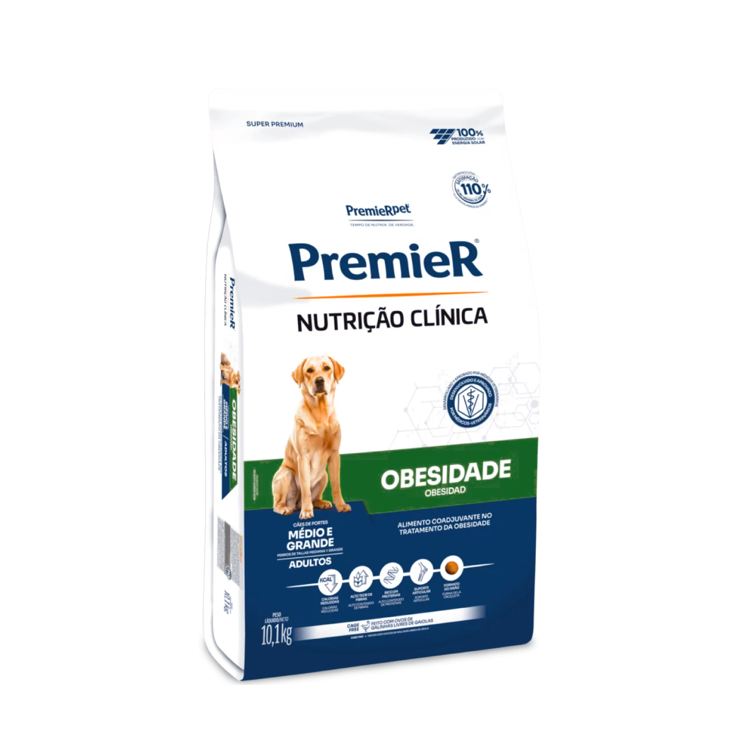 Ração Premier Nutrição Clinica Obesidade Cães Adultos Médio E Grande Porte 10,1kg